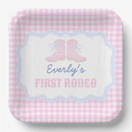 Preppy Rodeo First Birthday Cowgirl Boots