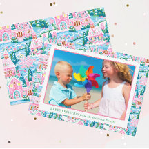 Preppy Rosa and Blue jul Village Photo