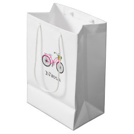 Preppy Rosa Bicycle NAMN Flower Basket Summer Roli