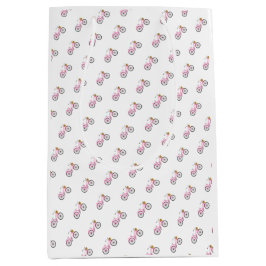 Preppy Rosa Bicycle Summer Roligt Vacation Mode