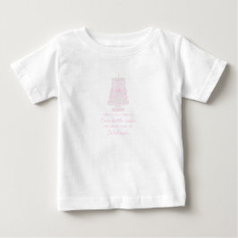 Preppy Rosa Birthday Cake Första födelsedagen redi T Shirt