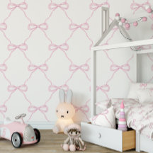 Preppy Rosa Bow Grand Millennial