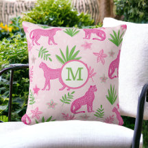 Preppy Rosa Cheetah Monogram