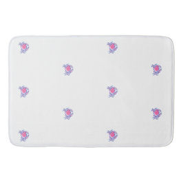 Preppy Rosa Crab Badrumsmatta