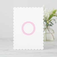 Preppy Rosa Ginger Krukmonogram Första Bandet