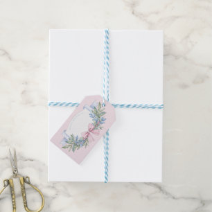 Preppy Rosa Gingham GrandMillennium Presentetikett