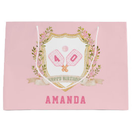 Preppy Rosa Pickle Boll Grattis på födelsedagen