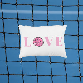 Preppy Rosa Pickleball Rosa Kärlek Prydnadskudde