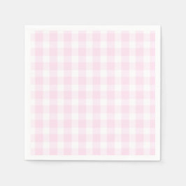 Preppy Rosa Pput Rosa Birthday Napkins Pappersservett
