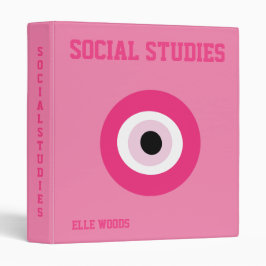 Preppy Rosa School Subjekt