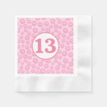 Preppy Rosa Smile Ansikte