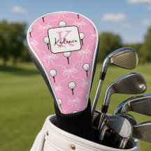 Preppy Rosa Vit Bågmönster Monogram