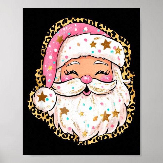 Preppy Santa - Christmas - Funny Christmas - Happy Poster (Framsidan)