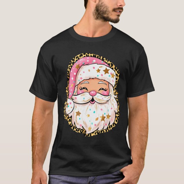 Preppy Santa - Christmas - Funny Christmas - Happy T Shirt (Framsida)