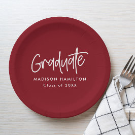 Preppy Script Burgundy Studenten