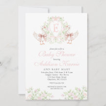 Preppy Silly Goose Flickig Bebis Baby Shower Inbj