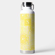 Preppy sommar citrus citron på grekisk nyckel 