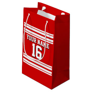 Preppy Sporty Red med White Rand Team Jersey