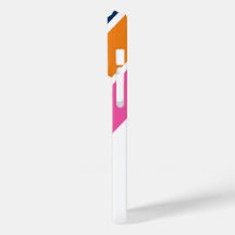 Preppy Stripe Iphone 14 Pro Fodral