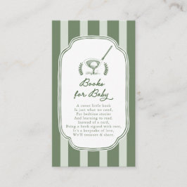 Preppy Stripe New to the Club Books for Baby Tilläggskort