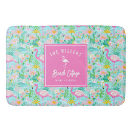 Preppy Summer Flamingo | Busspost Badrumsmatta