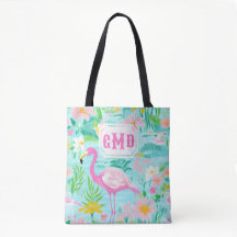 Preppy Summer Flamingo | Monogram