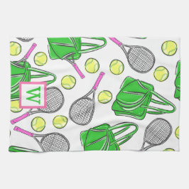 Preppy Tennis Classic Monogram Kökshandduk