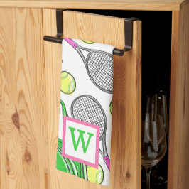 Preppy Tennis Classic Monogram Kökshandduk