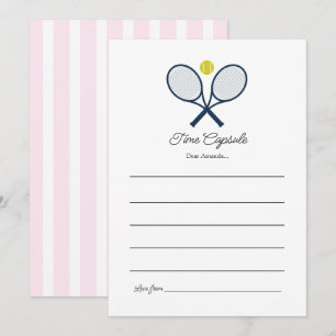 Preppy Tennis Födelsedagstidskapsel