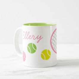 Preppy Tennis Personlig mugg