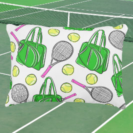 Preppy tennisracket / sport prydnadskudde
