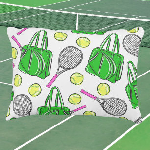 Preppy tennisracket / sport prydnadskudde