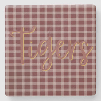 Preppy Tiger Limestone Coaster Stenunderlägg