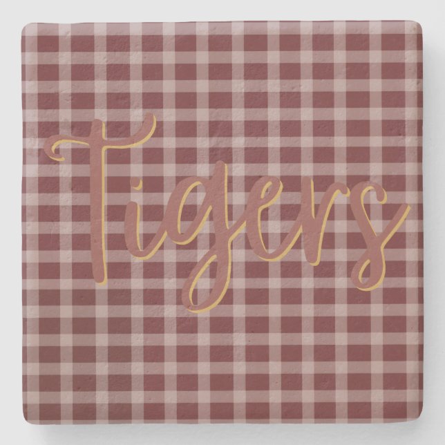 Preppy Tiger Limestone Underlägg (Framsidan)