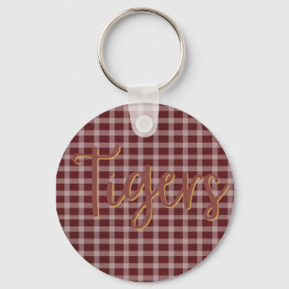 Preppy Tigers Key Chain Nyckelring