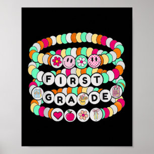 Preppy tillbaka till skolan första klass armband l poster