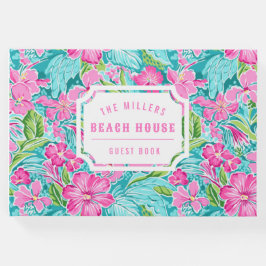 Preppy Tropical Hibiscus | Busspost Gästböcker
