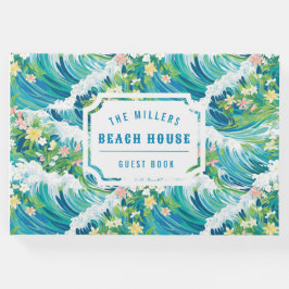 Preppy Tropical Vågar | Beach House Guest Bok