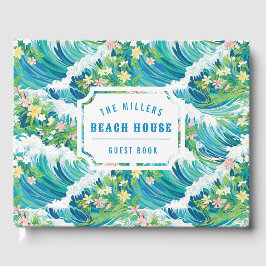 Preppy Tropical Vågar | Beach House Guest Bok