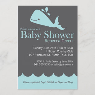 Preppy valbaby showerinbjudan inbjudningar