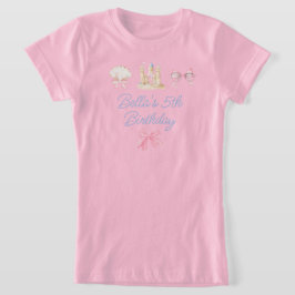 Preppy Watercolor Beach Party T Shirt