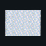 Preppy watercolor floral grandmillennial fleecefilt<br><div class="desc">Preppy watercolor floral grandmillennial Fleece Blanket</div>