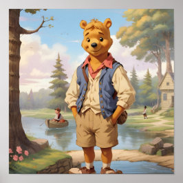 Preppy Winnie, Pooh 1 Poster