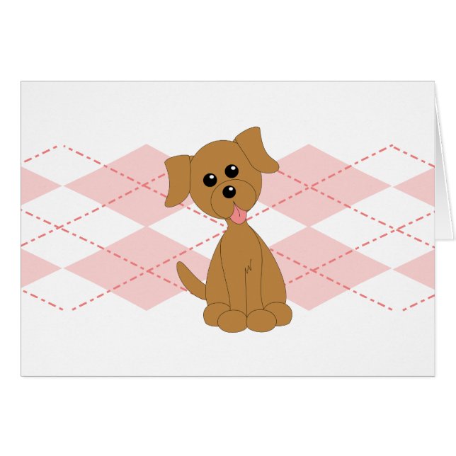 Prepy Puppy OBS Kort (Framsidan Horizontal)