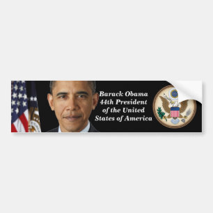 Pres. Det Obama porträtt, officiell förseglar Bildekal