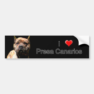 Presa Canario bildekal