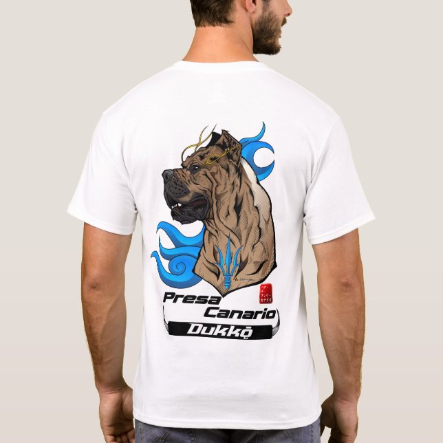 Presa Canario Dukkǭ T Shirt (Baksida)