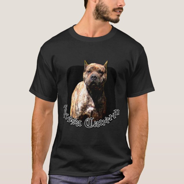 Presa Canario skjorta T Shirt (Framsida)