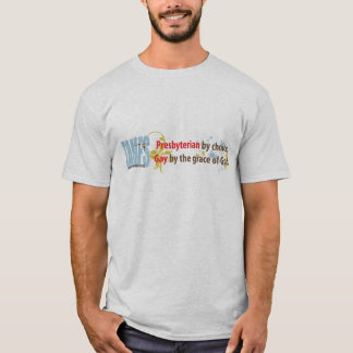 Presbyterian vid primat med logotypen tee