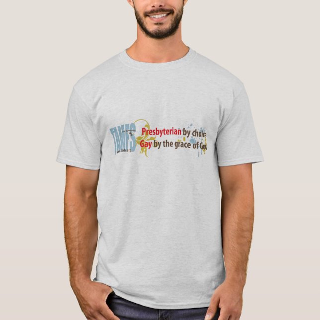Presbyterian vid primat med logotypen tee (Framsida)